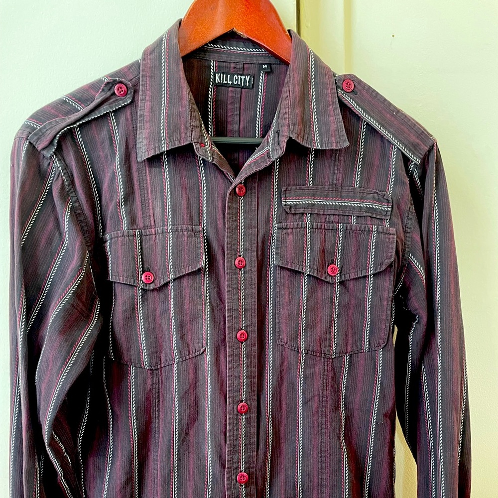Kill City’s military style button-down shirt